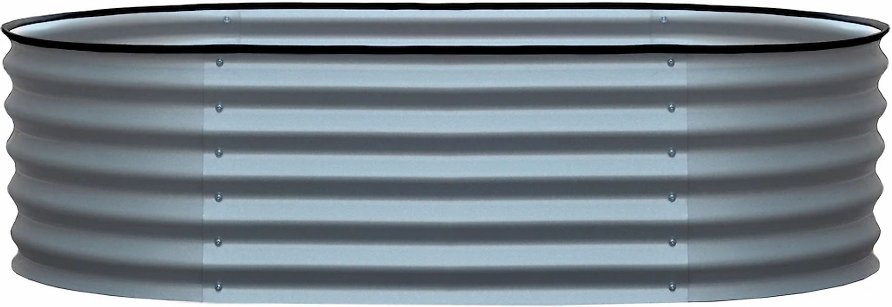 KONIFERA Hochbeet ""Flower" aus verzinktem Stahl" mit Verstrebungen für meh günstig online kaufen