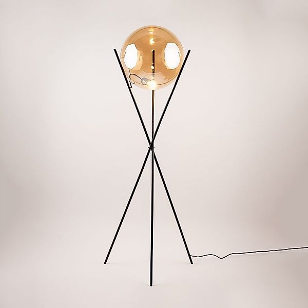 s.luce Stehlampe Dreibeinleuchte Orb 40cm Glaskugel günstig online kaufen