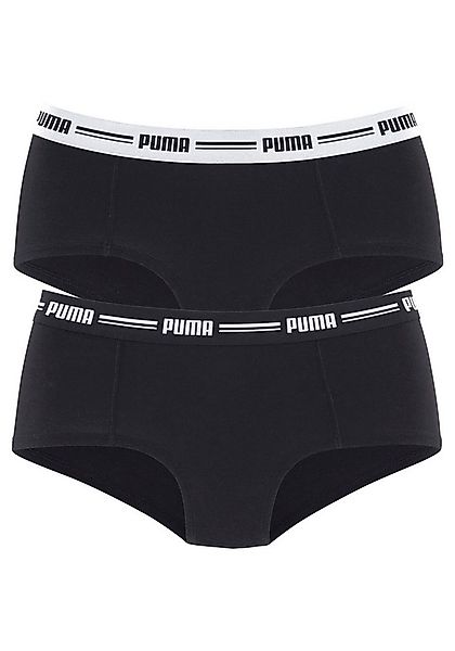PUMA Panty PUMA WOMEN MINI SHORT 2P PACK (Packung, 2er Pack) mit markantem günstig online kaufen