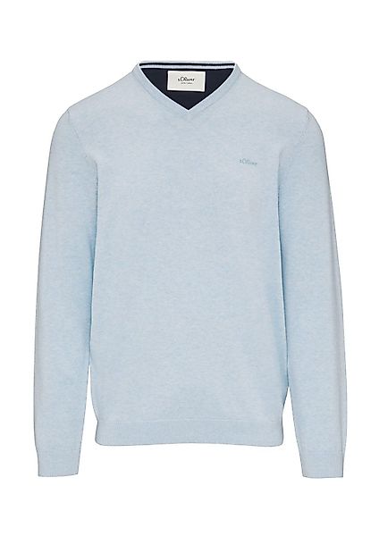 s.Oliver V-Ausschnitt-Pullover Casual (1-tlg) mit V-Ausschnitt günstig online kaufen