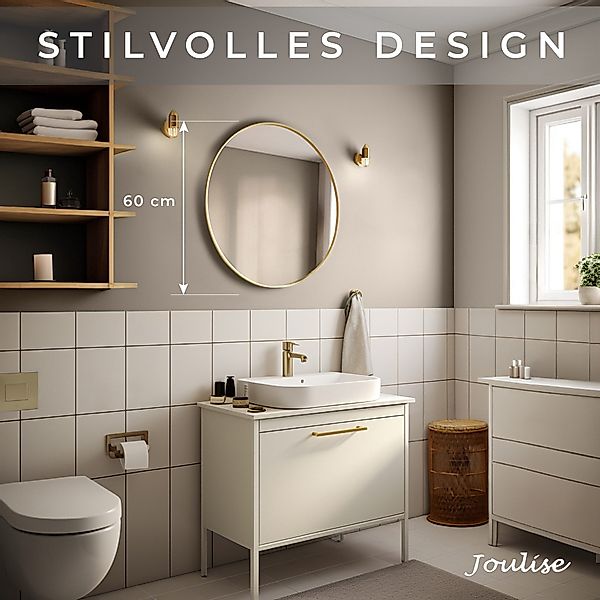 JOULISE Wandspiegel Spiegel rund, Badezimmerspiegel 50/60/70 günstig online kaufen
