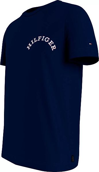 Tommy Hilfiger T-Shirt MONOTYPE BACK PRINT mit Logo-Druck auf der Brust günstig online kaufen