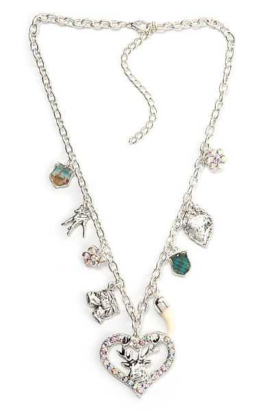 Allgäu Rebell Kette mit Anhänger "Hedda", mit schimmernden Glassteinen günstig online kaufen