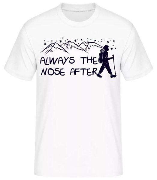 Always The Nose After · Männer Basic T-Shirt günstig online kaufen