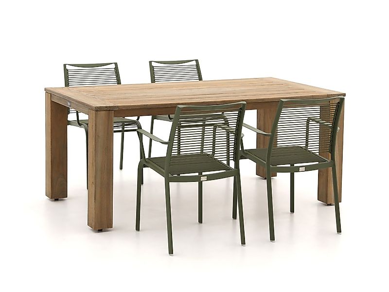 Apple Bee Hawaii/ROUGH-X 180 cm Gartenmöbel-Set 5-teilig stapelbar günstig online kaufen