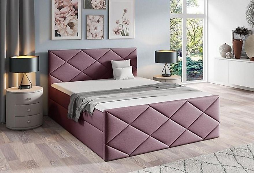 JVmoebel Bett Bettkasten Boxspringbett 180x200 Schlafzimmer Doppel Hotel Gr günstig online kaufen