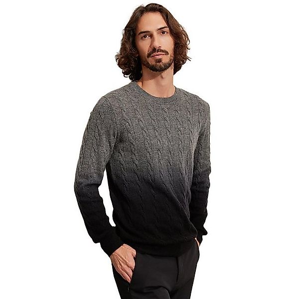 Silk and Cashmere Sweater Herrenpullover aus geflochtenem Kaschmir S bis 2X günstig online kaufen