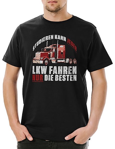 Urban Backwoods Print-Shirt Studieren Kann Jeder günstig online kaufen