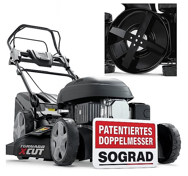 Onbest Benzinrasenmäher TXC-3646 5in1 mit Radantrieb Tornado X-Cut 4,9PS Do günstig online kaufen