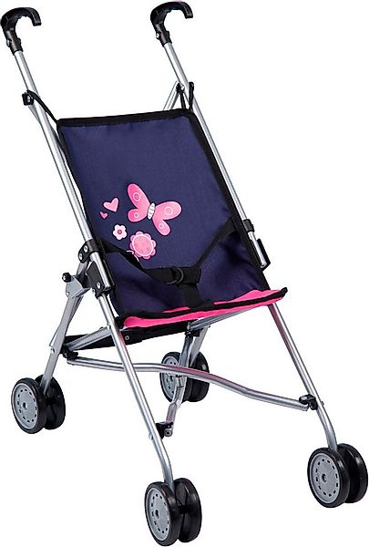 Bayer Puppenbuggy blau/pink günstig online kaufen