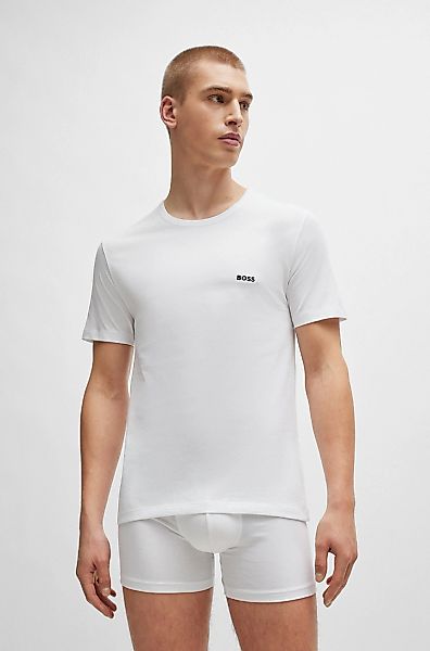 BOSS T-Shirt "Rundhals BOSS ONE", (Packung, 3 tlg., 3er-Pack), mit dezentem günstig online kaufen