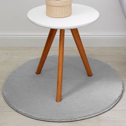 Andiamo Teppich "Arezzo" rund 16 mm Höhe Uni Farben, weicher Flor, waschbar günstig online kaufen