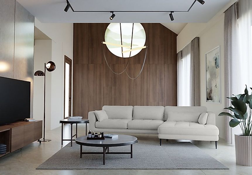 TRENDMANUFAKTUR Ecksofa »Luzi, wahlweise mit Schlaffunktion & Bettkasten. O günstig online kaufen