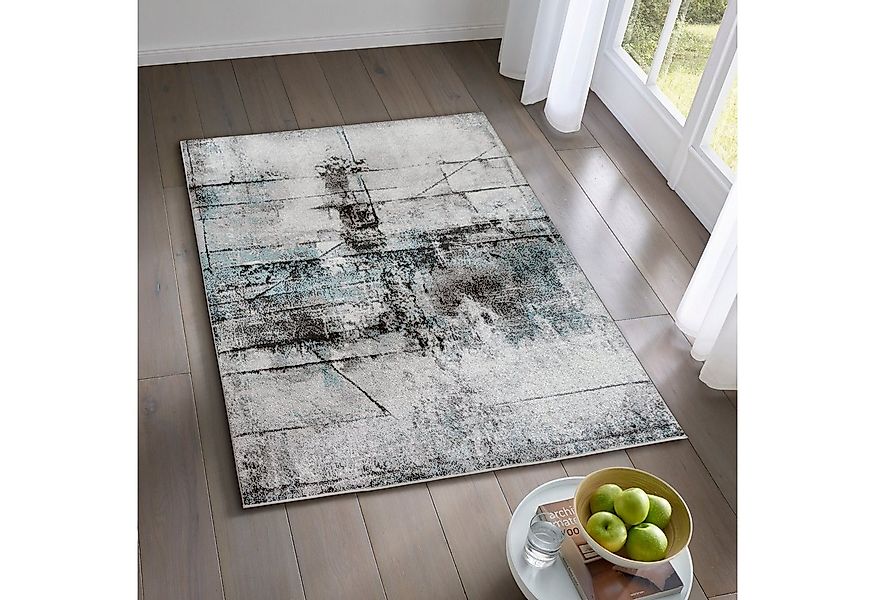 TaCa Home Teppich Designer Kurzflor Teppich Moderne Kunst, rechteckig, Höhe günstig online kaufen