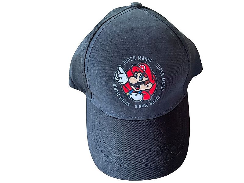 Super Mario Baseball Cap Basecap blau und schwarz Gr. 52 und 54 günstig online kaufen