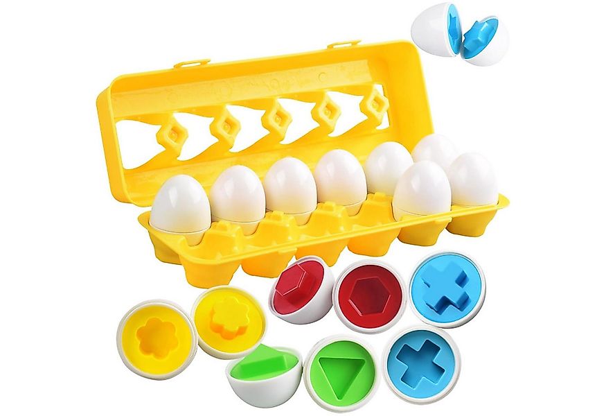 Mutig Lernspielzeug Montessori Spielzeug Passende Eier 12PCS, Farbe & Form günstig online kaufen