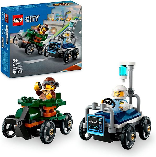 LEGO® Flugzeug vs. Krankenhausbett (60459), LEGO günstig online kaufen