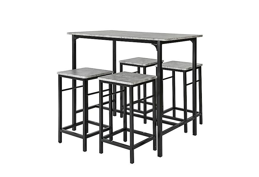 SoBuy Bartisch OGT11, Essgruppe Küchentisch Set für Esszimmer Balkon Garten günstig online kaufen