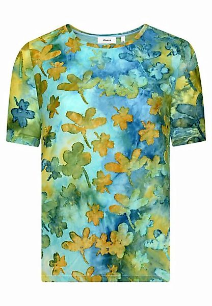 elanza T-Shirt Shirt T&D Flowers - 10/blue-curry (1-tlg) günstig online kaufen