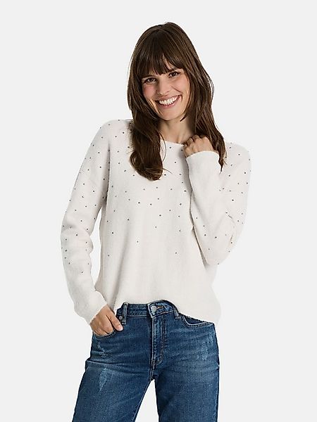 Lieblingsstück Rundhalspullover JamimaL mit Ziersteinen günstig online kaufen