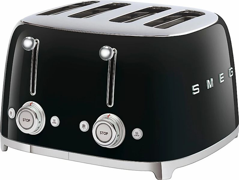 Smeg Toaster "TSF03BLEU" 4 kurze Schlitze 3000 W günstig online kaufen
