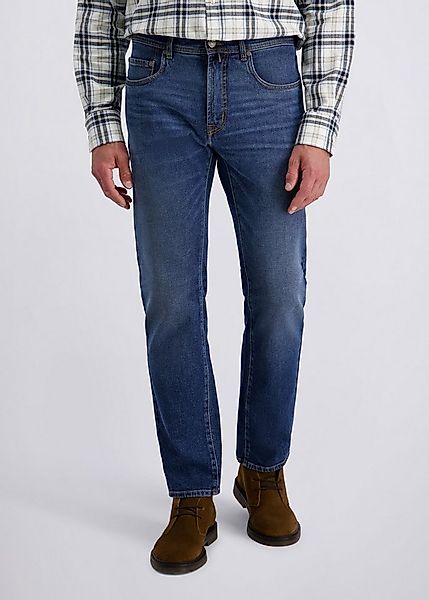 Pierre Cardin Stretch-Jeans Laval mit Dornschlaufe zum Fixieren der Gürtels günstig online kaufen