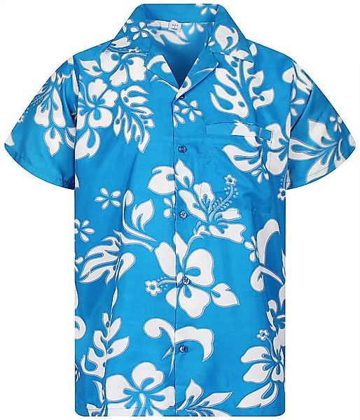 King Kameha Hawaiihemd Hibiscus Funky Hawaii-Hemd Herren Kurzarm Front-Tasc günstig online kaufen