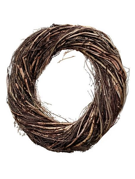 Dekoleidenschaft Dekokranz aus Reisig, groß, Ø 45 cm, braun, Reisigkranz, W günstig online kaufen