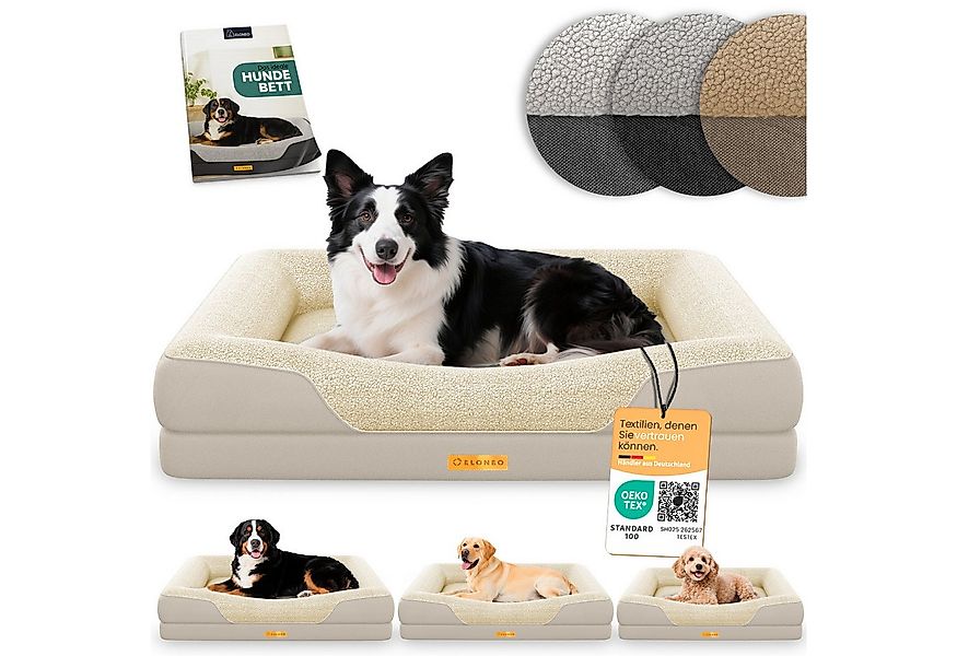 ELONEO Hundebett ELONEO - Orthopädisches Premium Hundebett, gelenkschonend, günstig online kaufen