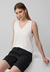 s.Oliver Muscleshirt T-Shirt Top mit Flammgarnstruktur günstig online kaufen