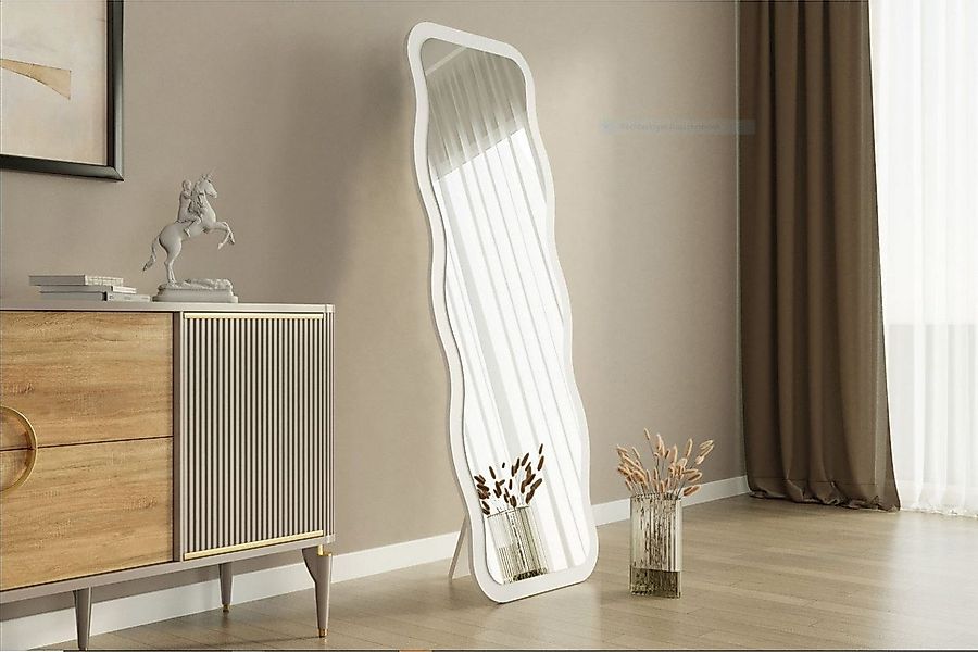 ibonto Standspiegel Design Ganzkörperspiegel Wellenform,freistehend oder günstig online kaufen