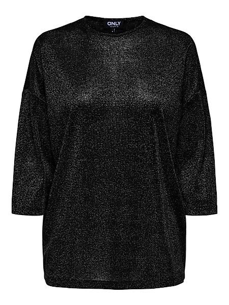 ONLY CARMAKOMA Oversize-Shirt CARSILVERY GLAMOUR LUREX günstig online kaufen