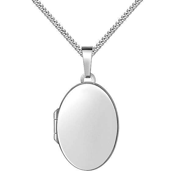 JEVELION Silberkette + Medaillon zum Öffnen günstig online kaufen