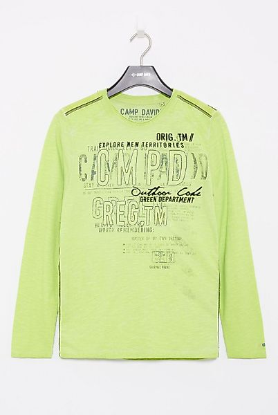 CAMP DAVID Langarmshirt günstig online kaufen