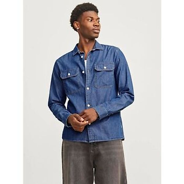 Jack & Jones  Hemdbluse 12269262 TRAVIS-MEDIUM BLUE DENIM günstig online kaufen