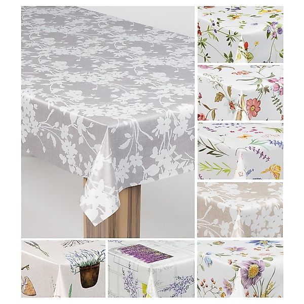 laro Tischdecke laro Wachstuch-Tischdecke Wachstischdecke Gartentischdecke günstig online kaufen