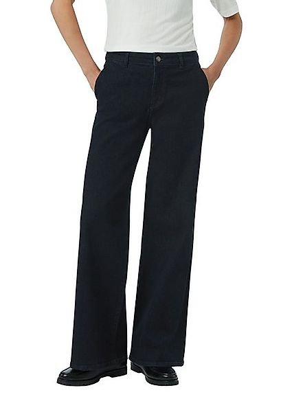 Comma 5-Pocket-Jeans Jeans mit Wide Leg Waschung günstig online kaufen