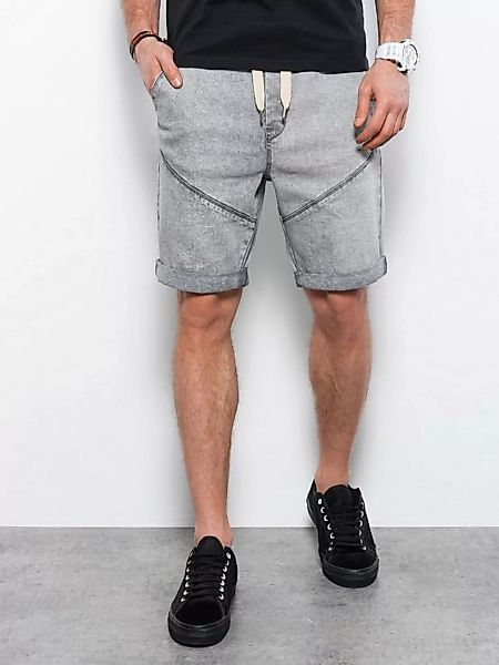 OMBRE Shorts Ombre Herren Denim-Shorts - grau W361 XXL günstig online kaufen