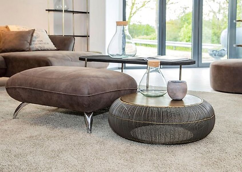 Gutmann Factory Couchtisch »65757«, mit dekorativen goldfarbenen Details günstig online kaufen