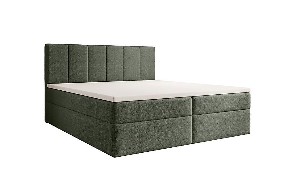 Luxusbetten24 Boxspringbett Aurelia Bouclé, mit Stauraum günstig online kaufen