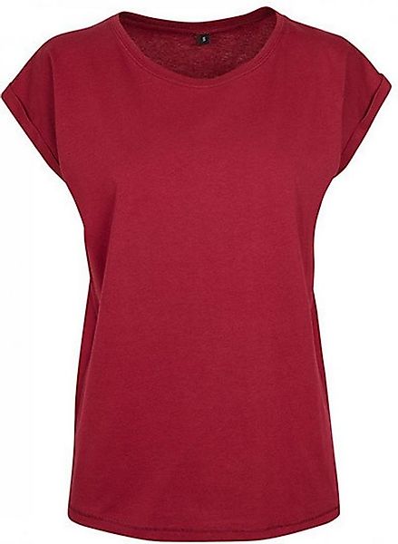 Build Your Brand Rundhalsshirt Ladies Extended Shoulder Damen T-Shirt günstig online kaufen