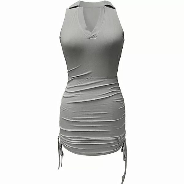 KIKI Blusenkleid Damen Jumpsuit Damen Sommer Kleid Strandkleider Damen Somm günstig online kaufen