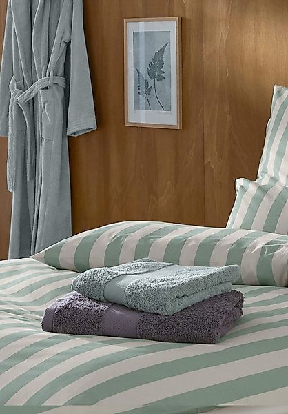 hessnatur Frottier Handtuch aus Bio-Baumwolle - grau - Größe 70x140 cm günstig online kaufen
