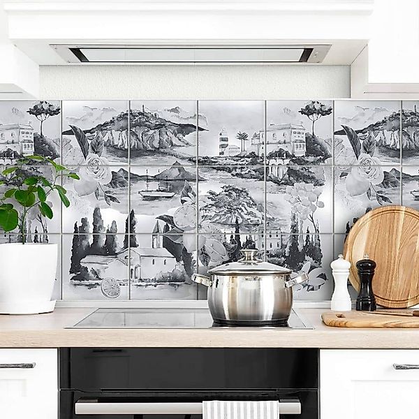 K&L Wall Art Fliesenaufkleber Wandschutz Sticker günstig online kaufen