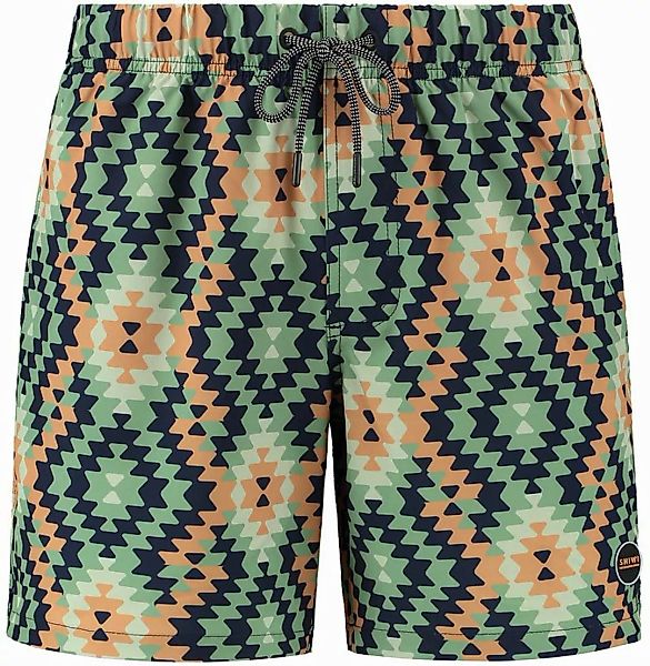 Shiwi Badeshorts Mayan Print Grün - Größe M günstig online kaufen