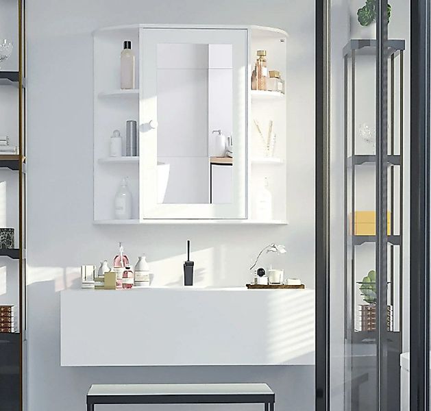 XDeer Spiegelschrank Spiegelschrank Badschrank Badezimmerschrank, 8 günstig online kaufen