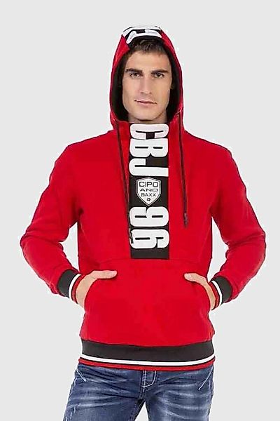 Cipo & Baxx Kapuzenpullover "Sweatshirts", 1 Stk. mit Markenprint günstig online kaufen