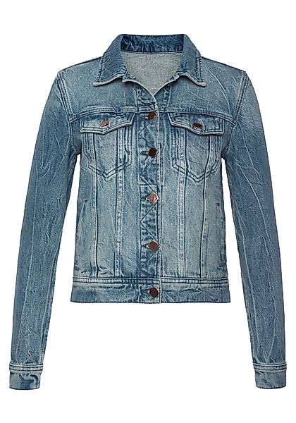 LASCANA Jeansjacke mit zwei Pattentaschen, Denimjacke aus Baumwolle, Sommer günstig online kaufen