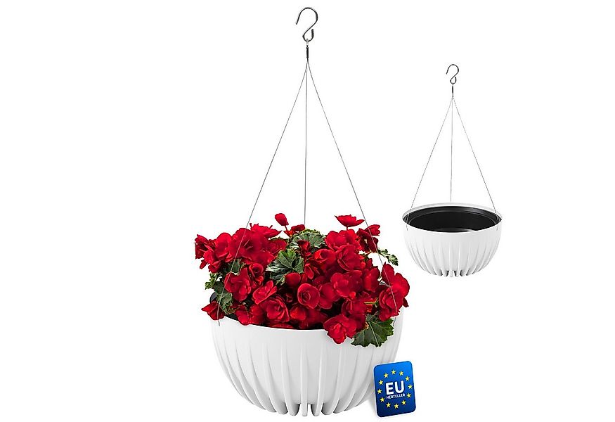 KONZEPT Dekohänger Blumenampel hängend mit Haken & Drahtseil Durchmesser vo günstig online kaufen