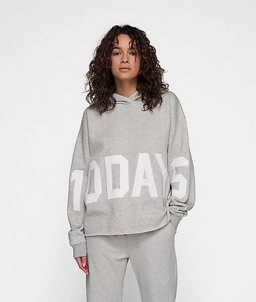 10DAYS Rundhalspullover THE STATEMENT LOGO HOODIE günstig online kaufen
